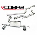 VZ12d Cobra Sport Vauxhall Corsa D Nurburgring (2007-09) Turbo Back exhaust (with De-Cat / Non-Resonated)